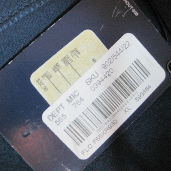 ROUNDTREE & YORKE MEN CREWNECK BLUE SWEATSHIRT XL - Picture 3 of 4